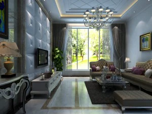 soggiorno classico Modello 3D