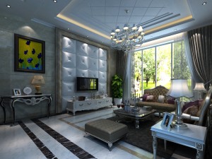 classical living room Modelo 3D