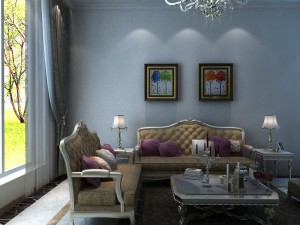 classical living room Modelo 3D