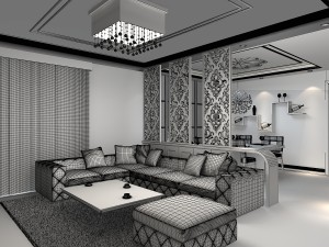 living room 2 Modèle 3D