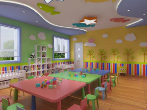 kindergarten classroom 01 3D Model