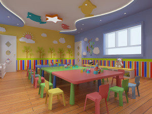 kindergarten classroom 01 3Dモデル
