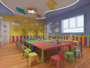 kindergarten classroom 01 3D Model