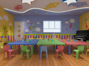 kindergarten classroom 01 3D Model