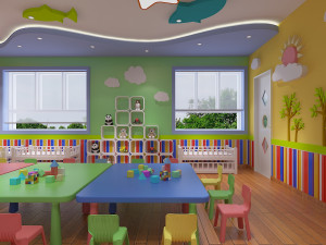 kindergarten classroom 01 3Dモデル