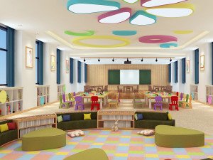kindergarten classroom 02 Modelo 3D