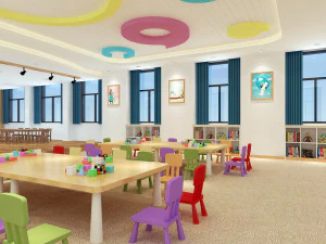 kindergarten classroom 02 3D Model