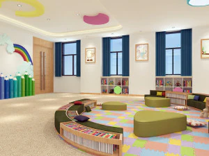 kindergarten classroom 02 3D Model