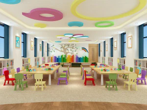 kindergarten classroom 02 3D Model