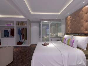 hotel bedroom 3Dモデル
