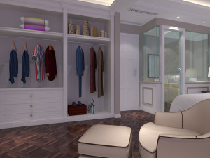 hotel bedroom 3Dモデル