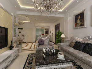 classic living room 3D Model