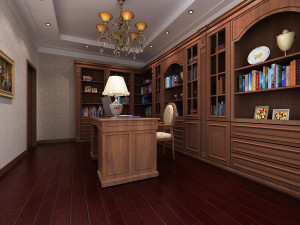 study room interior Modelo 3D