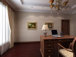 study room interior Modelo 3D