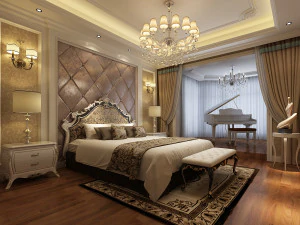 bedroom interior scene 01 3D Model