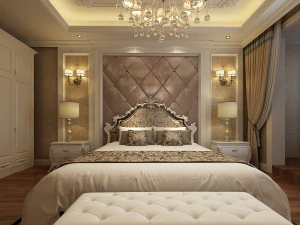 bedroom interior scene 01 3D Model
