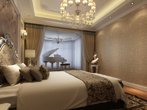 bedroom interior scene 01 3D 모델