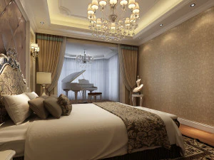 bedroom interior scene 01 3D Model