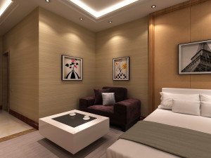 hotel room scene 01 3D Model