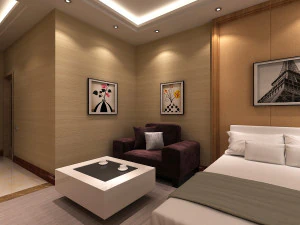 hotel room scene 01 3D Model