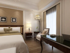 hotel room scene 02 3D Model