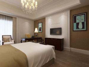 hotel room scene 02 3D 모델