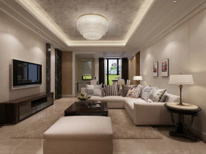living room scene 01 3D Model