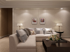living room scene 01 Modelo 3D