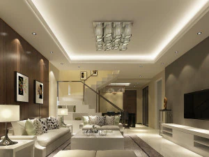 거실 장면 02 3D 모델