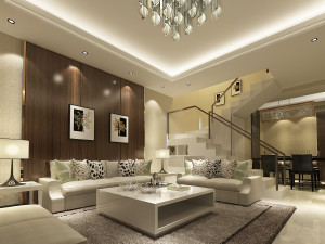 living room scene 02 3D Model