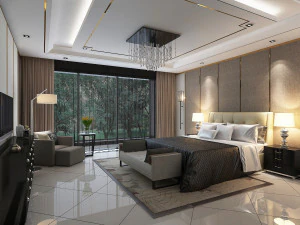 bedroom interior scene 04 3D Model
