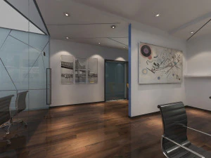 office interior scene 01 3D Model