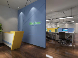 office interior scene 01 3D Model