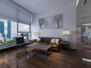 office interior scene 01 3D Model