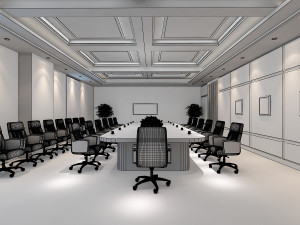 conference room scene 02 3D Модель