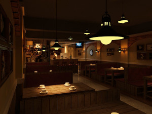 restaurant bar 3D Model