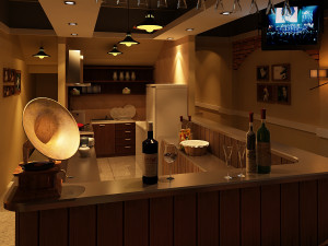 restaurant bar 3D Model