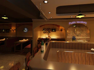 restaurant bar 3D Model