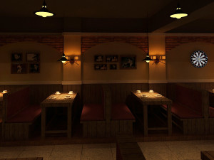restaurant bar 3D Model