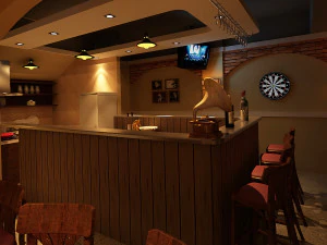 restaurant bar 3D Model