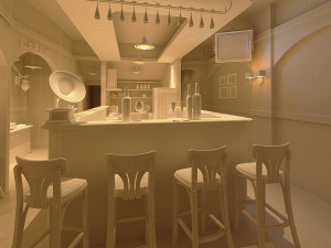 restaurant bar 3D Model