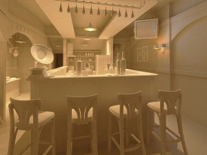 restaurant bar 3D Model