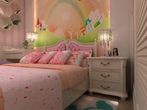 girls room 3D Model