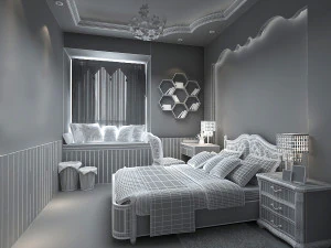 girls room 3D Model