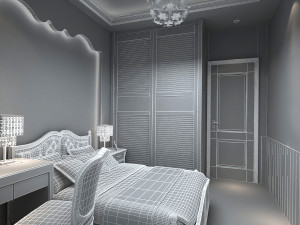 girls room 3D मॉडल