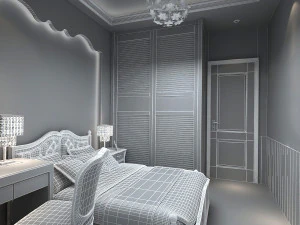 girls room 3D Model