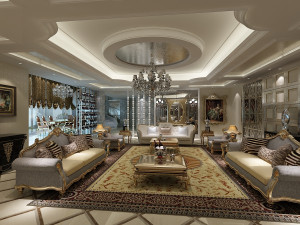 classical style interior Modelo 3D