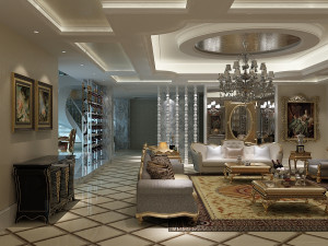 classical style interior 3D 모델