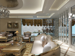classical style interior 3D 모델