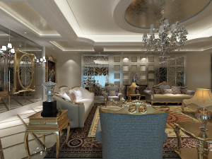 classical style interior 3D 모델